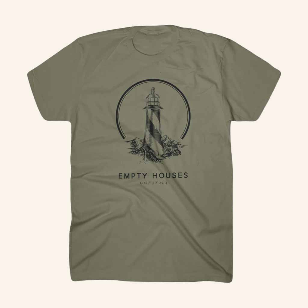 Empty Houses Merch Lighthouse Lost At Sea T-Shirt Christmas Gifts For Guys Empty Houses Merch Lighthouse Lost At Sea T-Shirt Christmas Gifts For Guys
