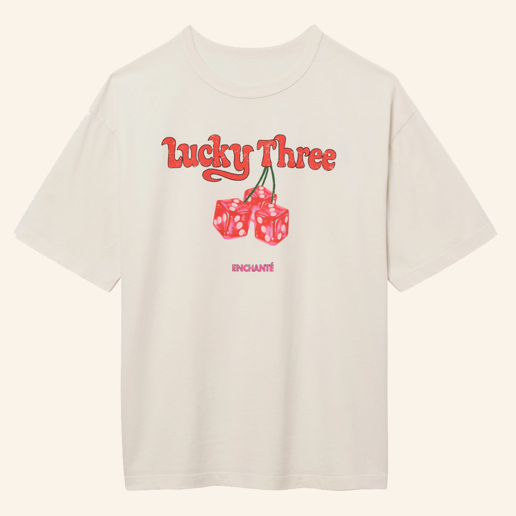 Enchante Merch Lucky Three T-Shirt Birthday Gift For Wife
