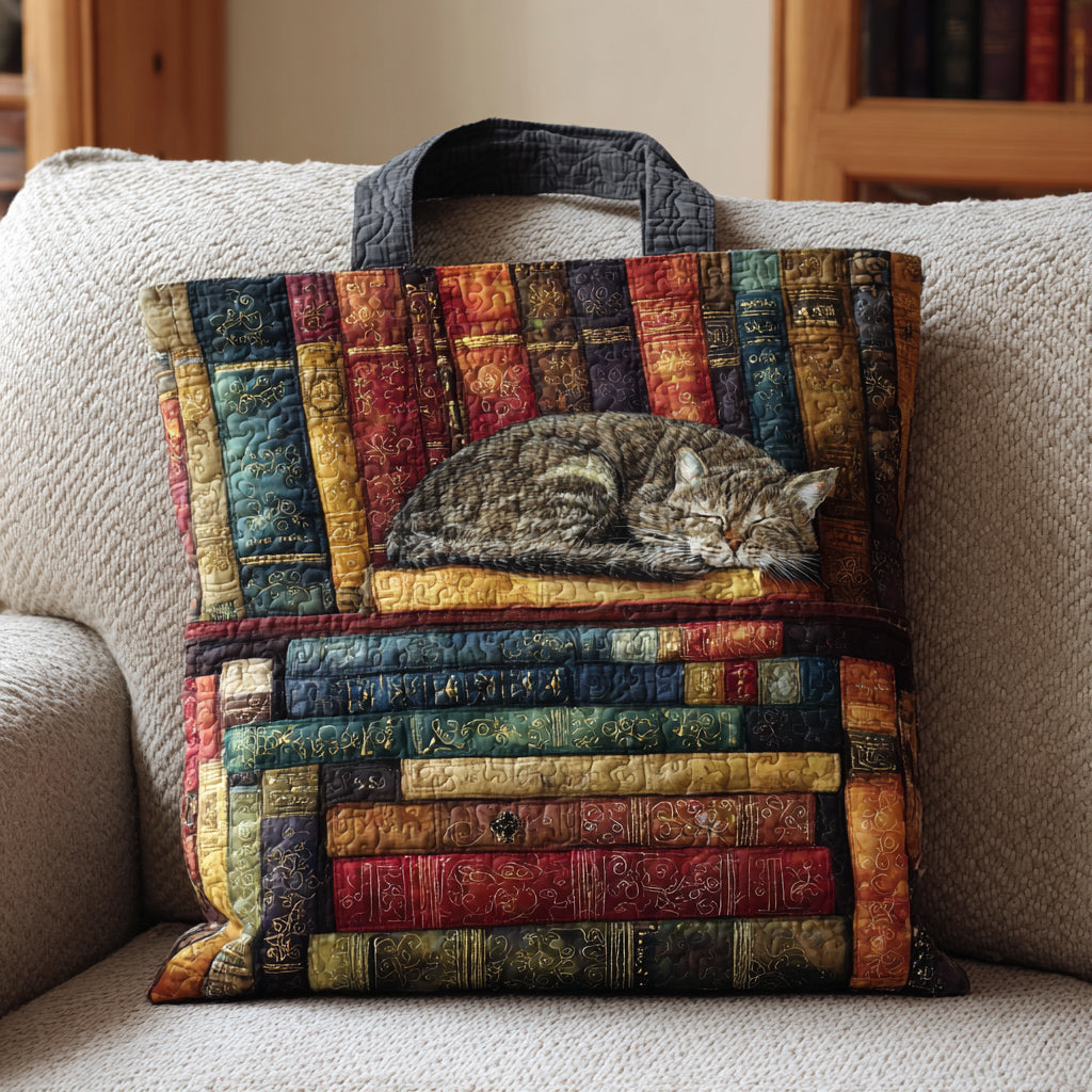 Enchanted Book Quilted Tote Bag Good Gifts For Readers