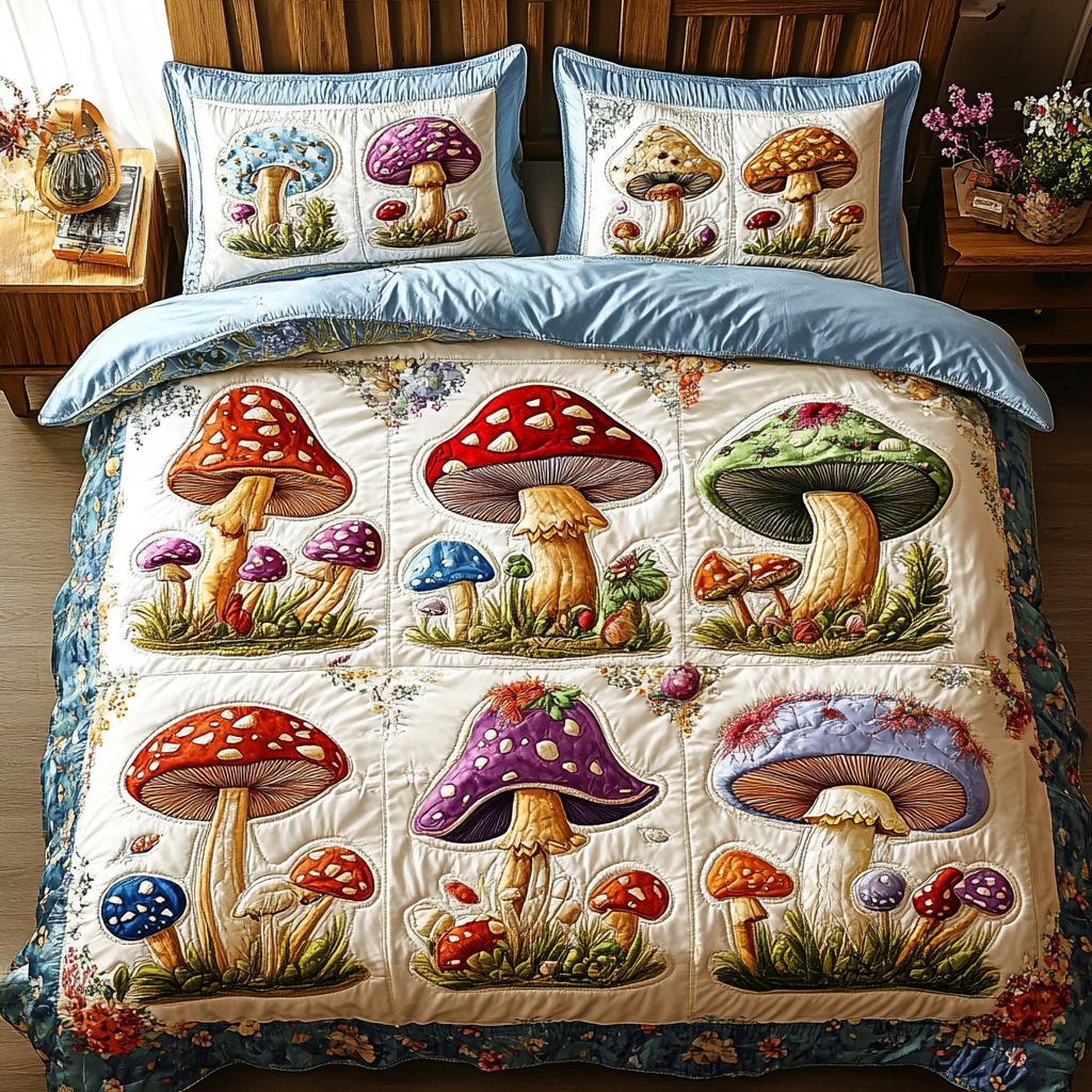 Enchanted Earth Quilted Bedding Set Bedroom Decorations Best Gifts For The Hippie In Your Life