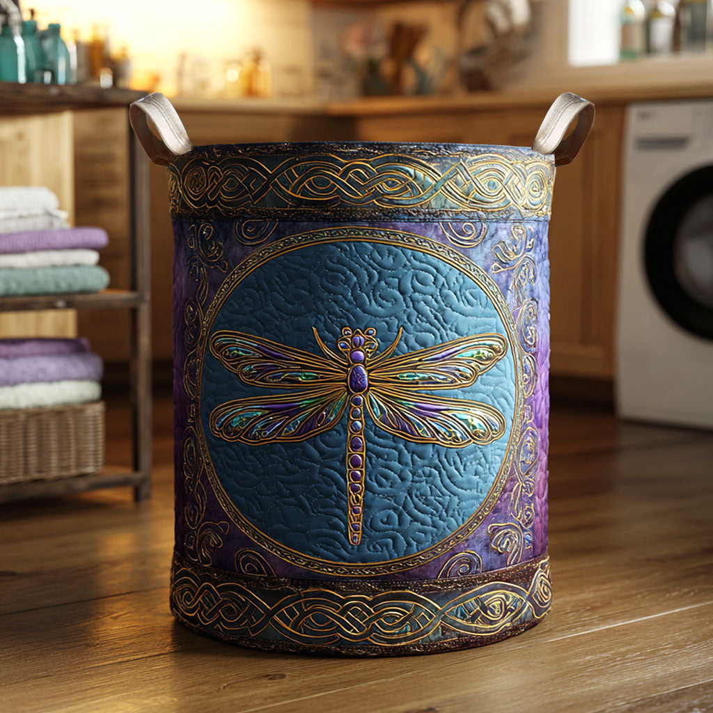 Enchanted Flight Quilted Laundry Basket Home Comfort Gift Idea Featuring a Quilted Laundry Basket