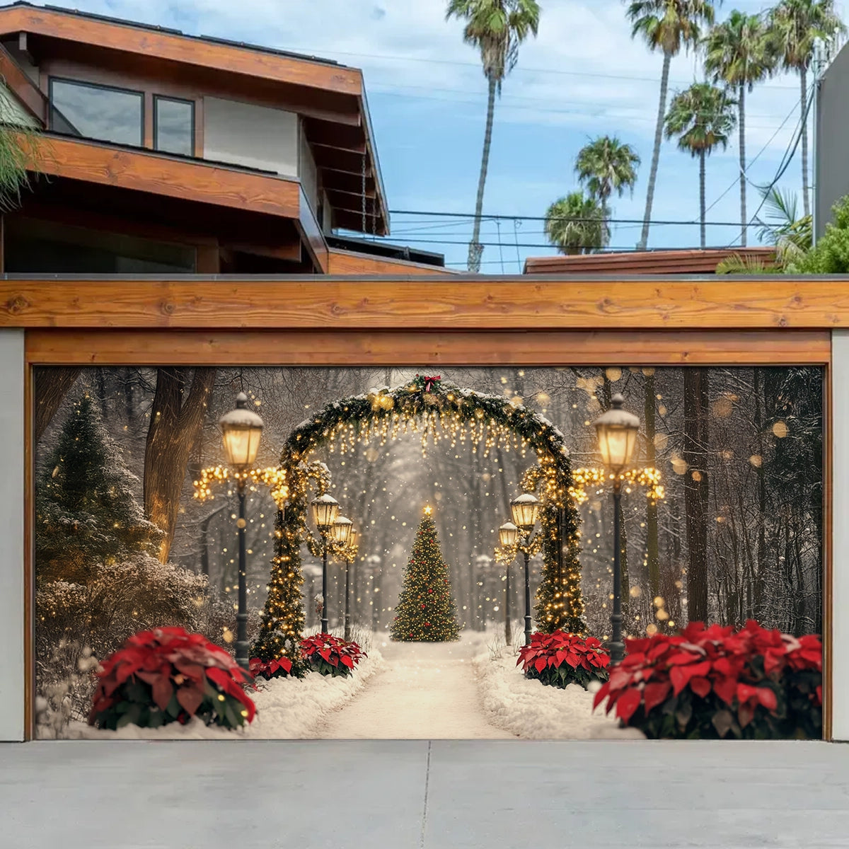 Enchanted Holiday Christmas Garage Door Banner Home Decor Unique Christmas Gifts
