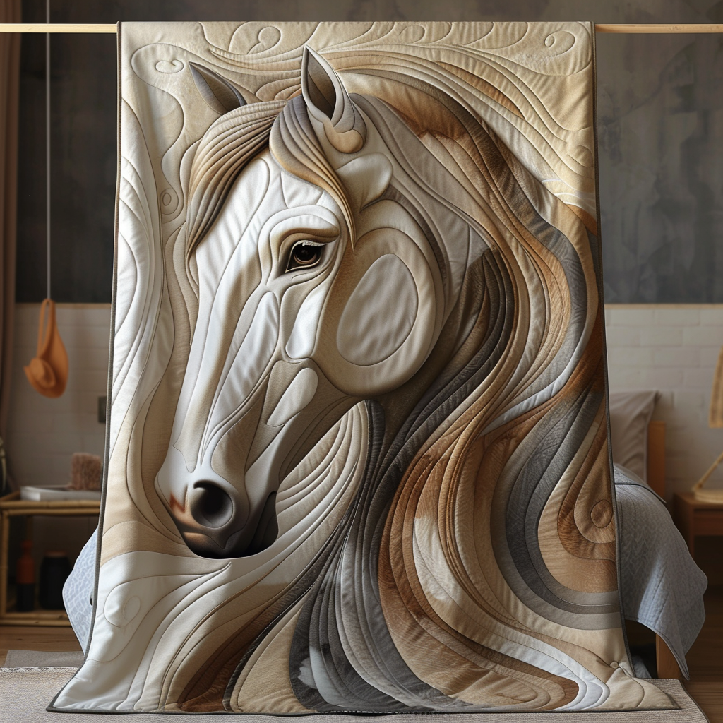 Enchanted Horse Quilted Blanket Gifts For Equestrian Riders