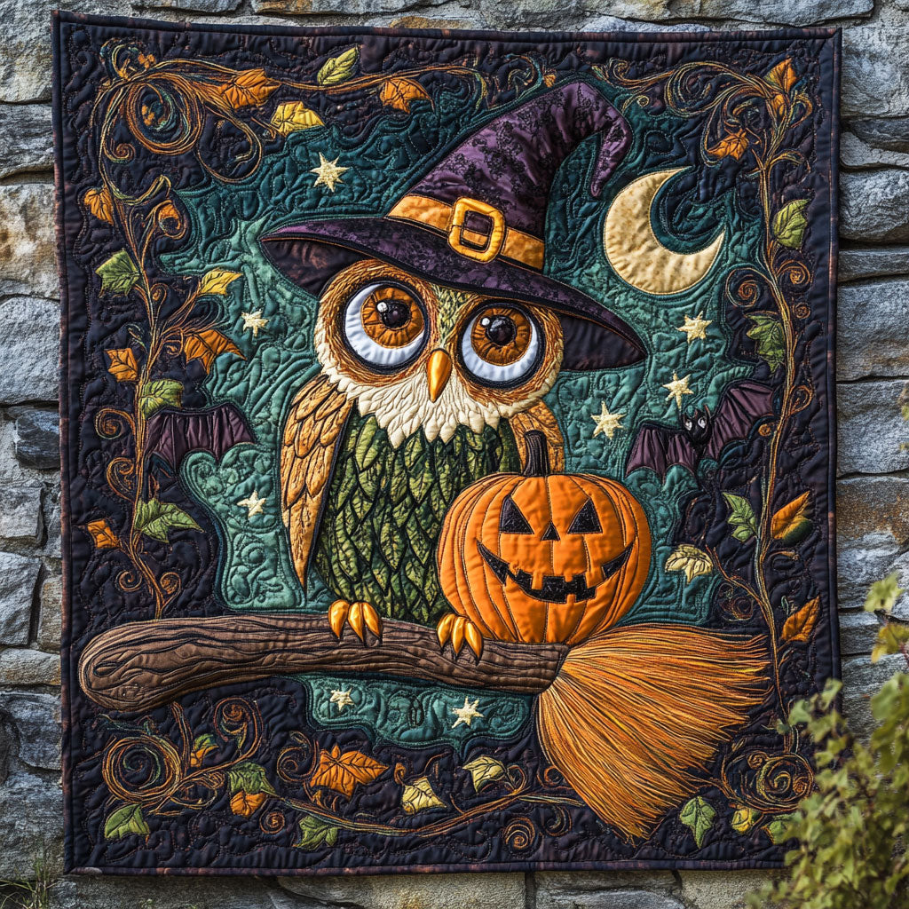 Enchanted Owl Quilt Blanket Owl Throws And Blankets Halloween Gifts For Girlfriend