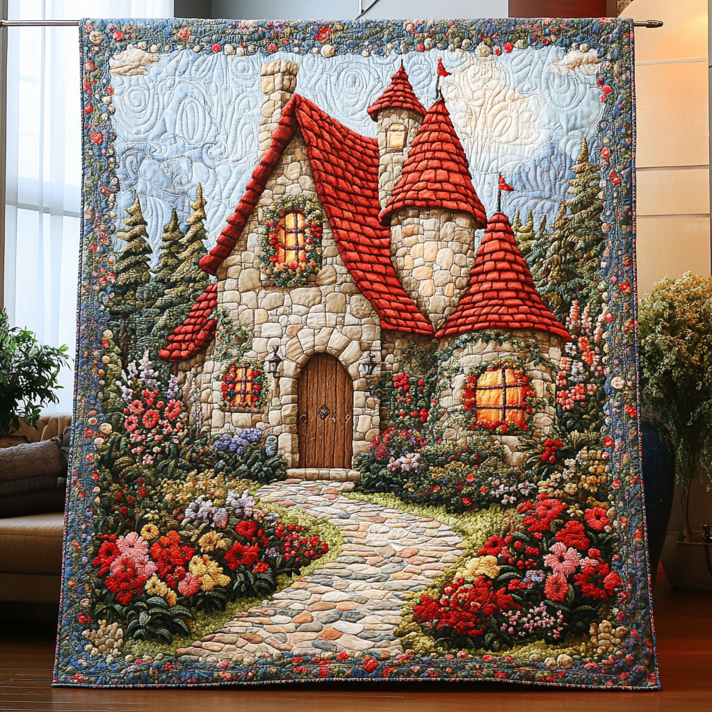 Enchanted Slumber Quilted Blanket Cozy Home Bedding Good Family Gifts For Christmas