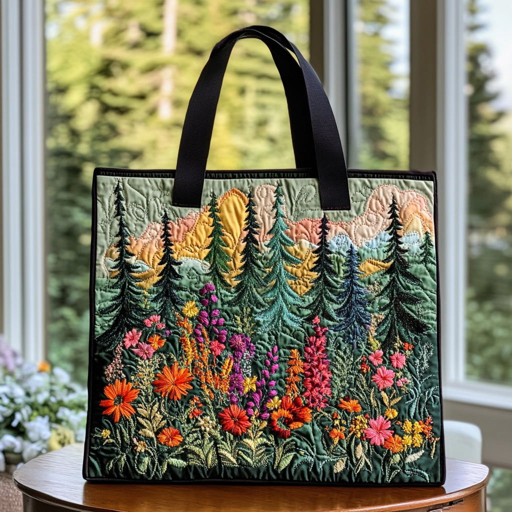 Enchanted Timber Quilted Tote Bag Gifts For Forestry Workers