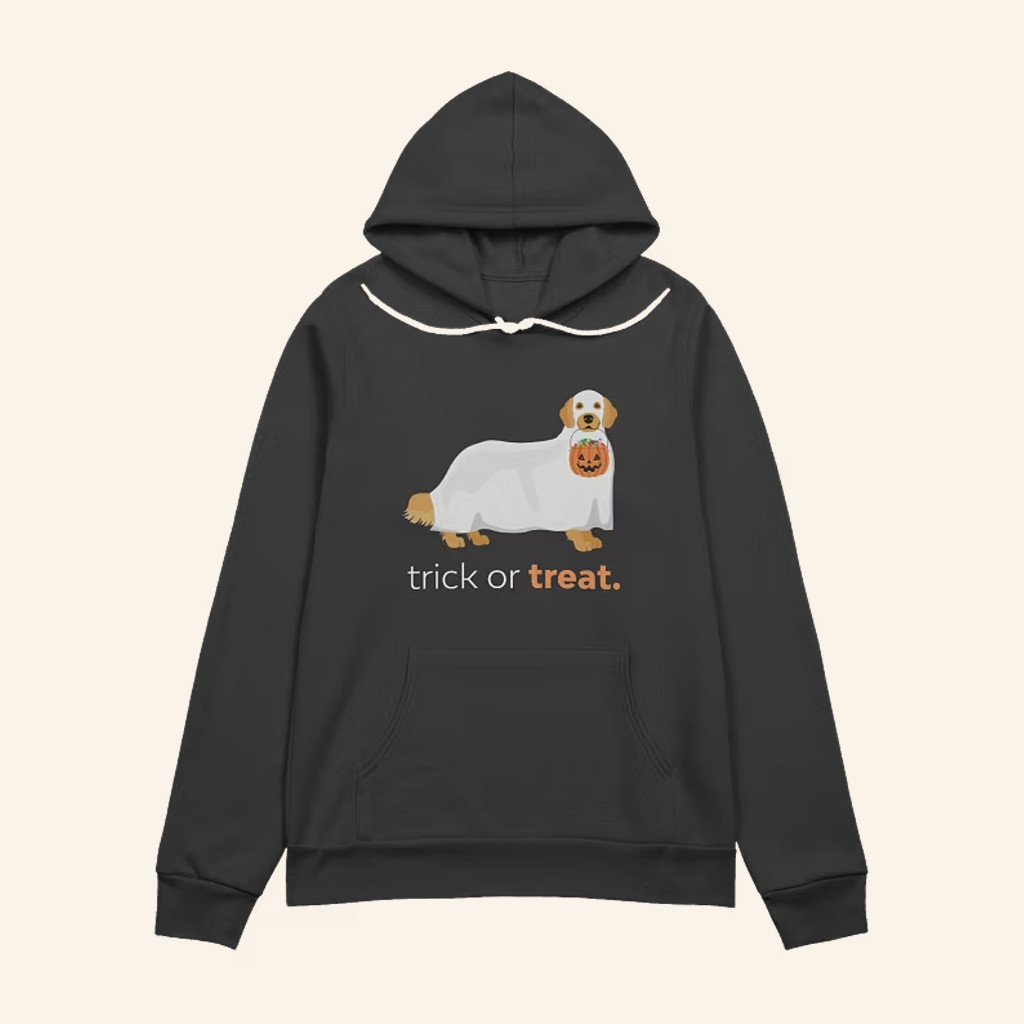 Encore Vet Merch Spooky Pup Trick Or Treat Hoodie Gifts For Halloween Encore Vet Merch Spooky Pup Trick Or Treat Hoodie Gifts For Halloween