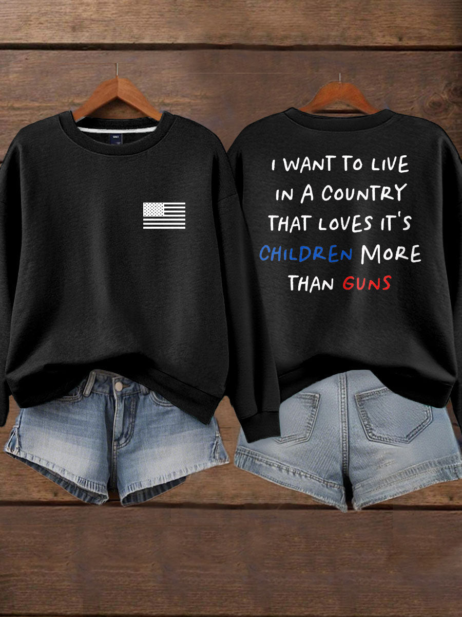 End Gun Violence Printed Swea T SHIRT Black Charlie Kirk 77 Clothing