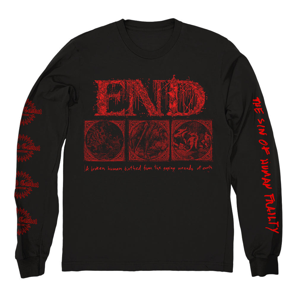 End Merch Broken Human Long Sleeve Shirt End Shirt Father's Day Gifts For Husband End Merch Broken Human Long Sleeve Shirt End Shirt Father's Day Gifts For Husband