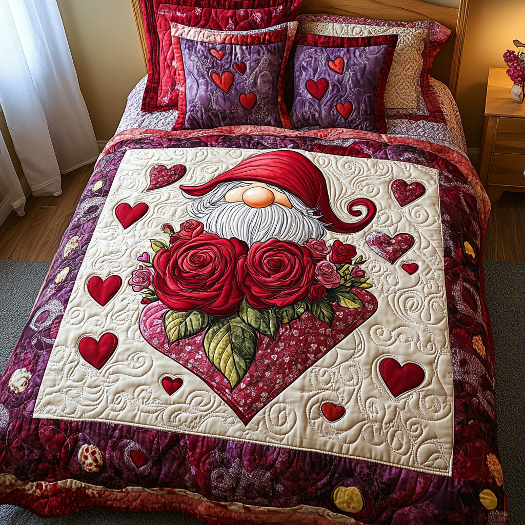 Endless Love Quilted Bedding Set Meaningful Home Gift for Special Occasions
