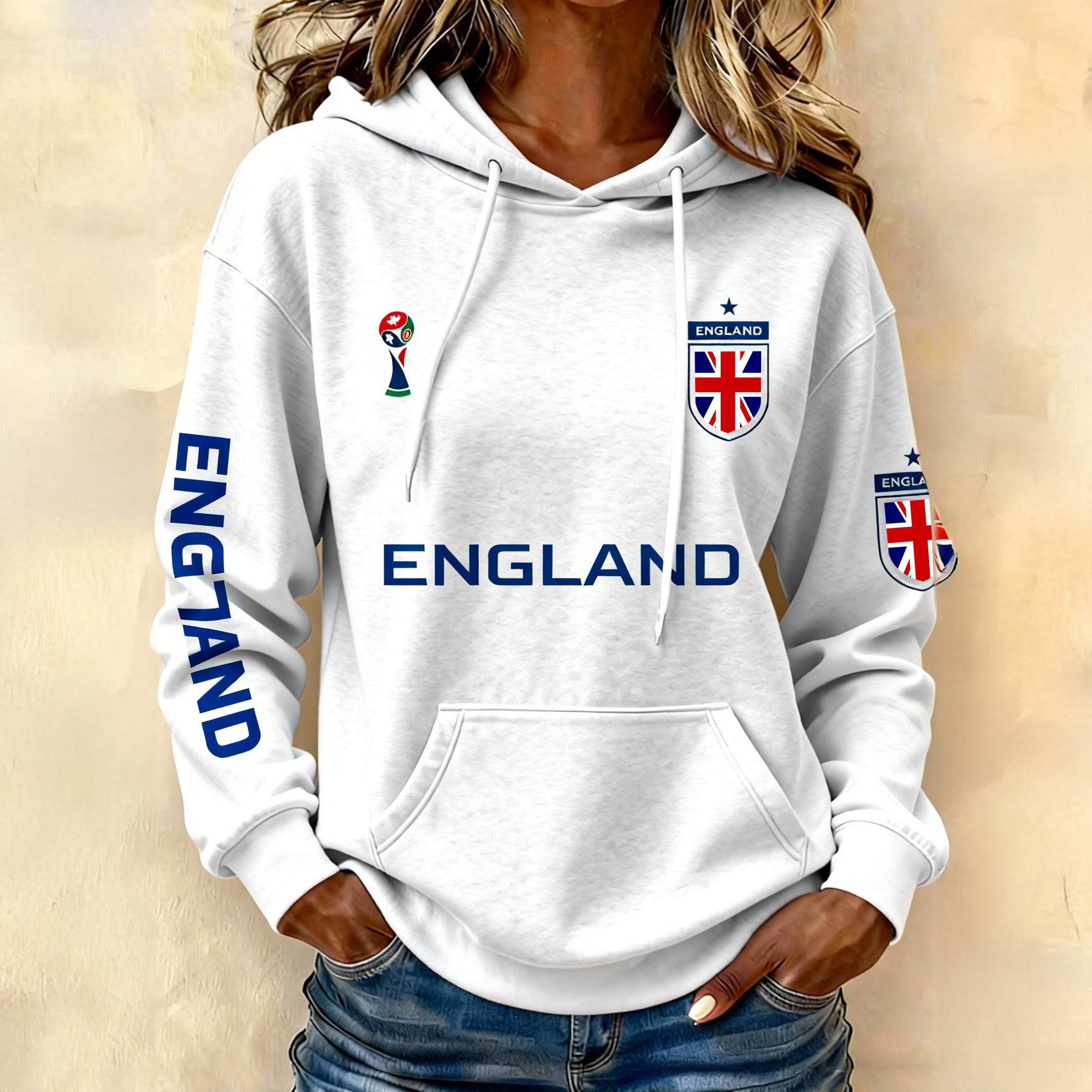 England 2026 FIFA World Cup Hoodie FIFA Club World Cup Bracket Apparel Soccer Gift For Mom
