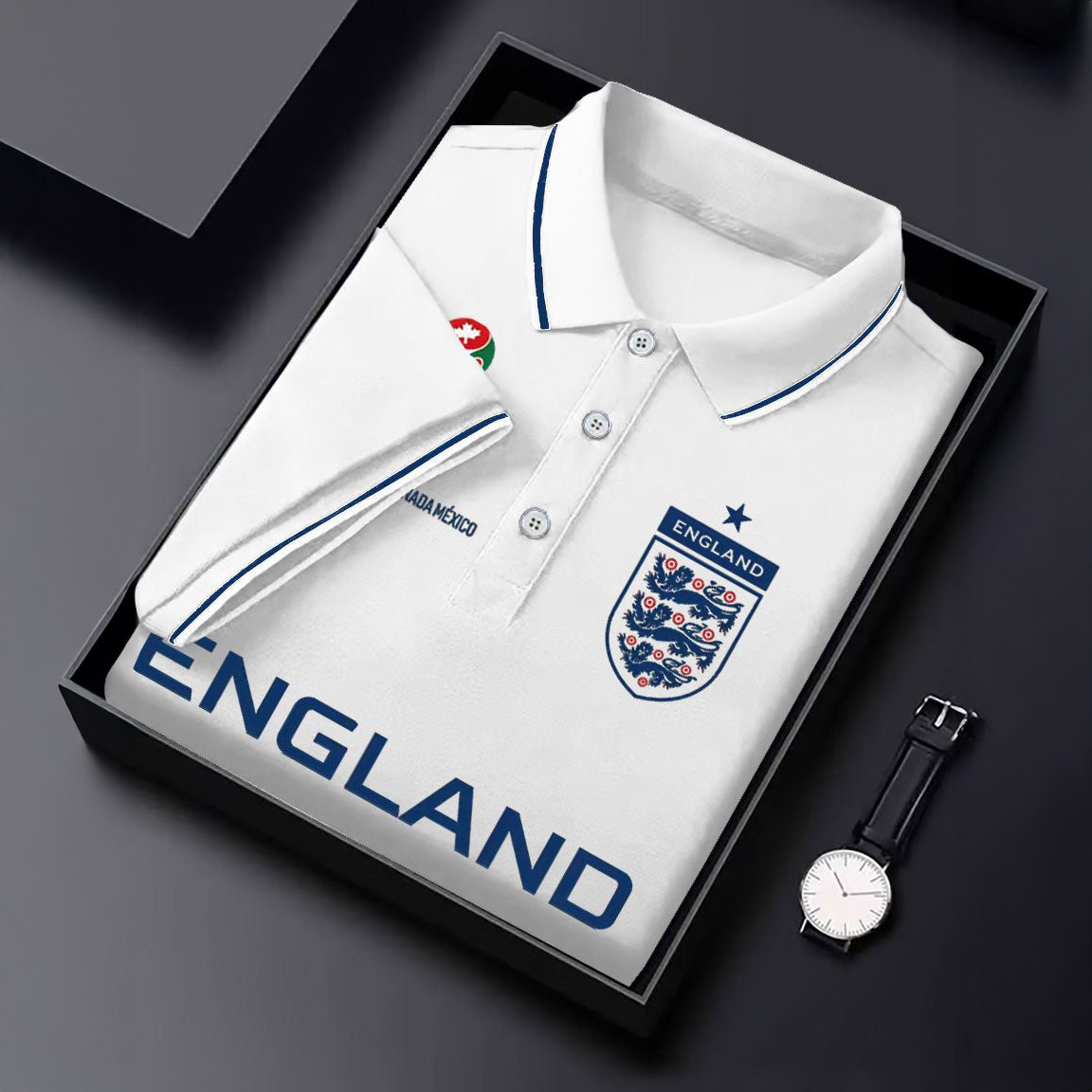 England FIFA World Cup 2026 Polo Shirt World Cup Attire Unique Gift For Soccer Lovers