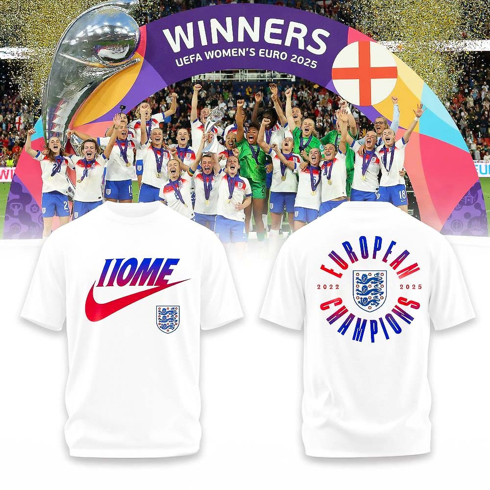 England Lionesses European Champions 2025 T Shirt Best Gift For Football Fans