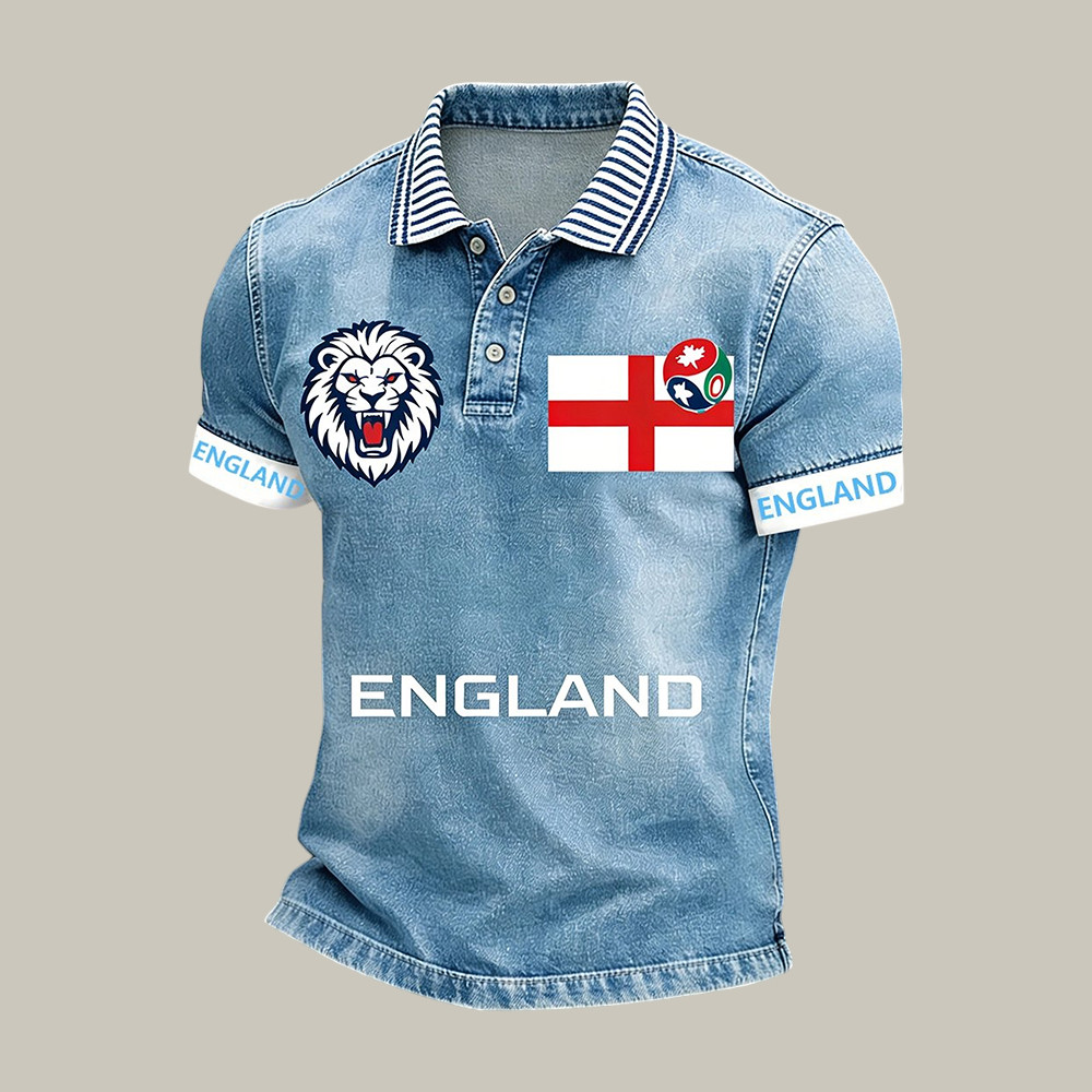 England World Cup 2026 Polo Shirt Soccer Apparel Unique Gift For Father