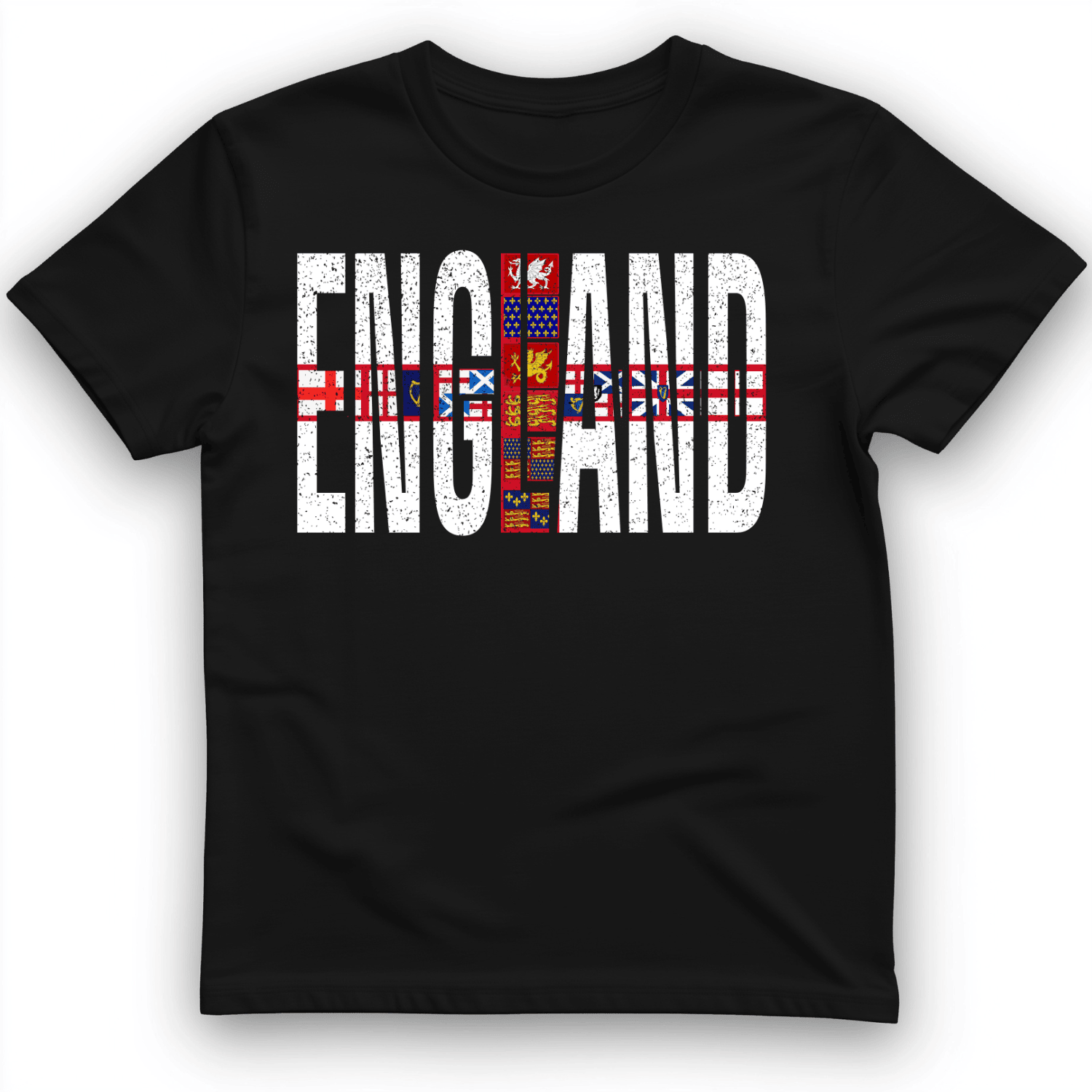 English Flags Graphic T-Shirt Trendy Clothes Unique Presents For Grandpa
