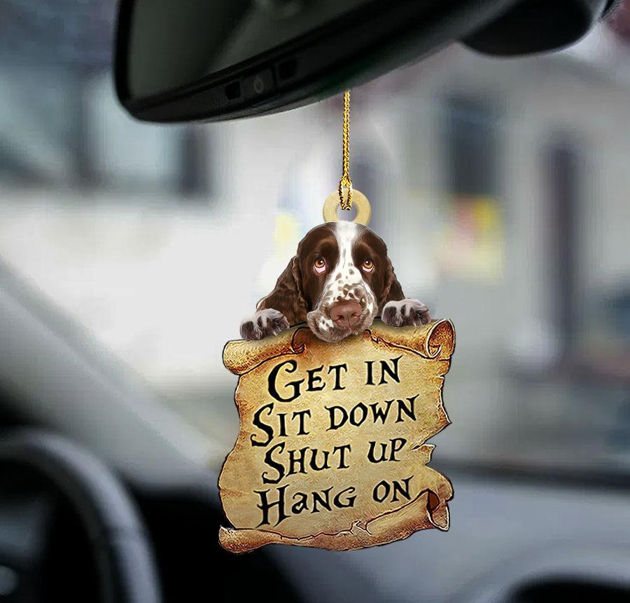 English Springer Spaniel get in dog moms two sided ornament best ornament for car