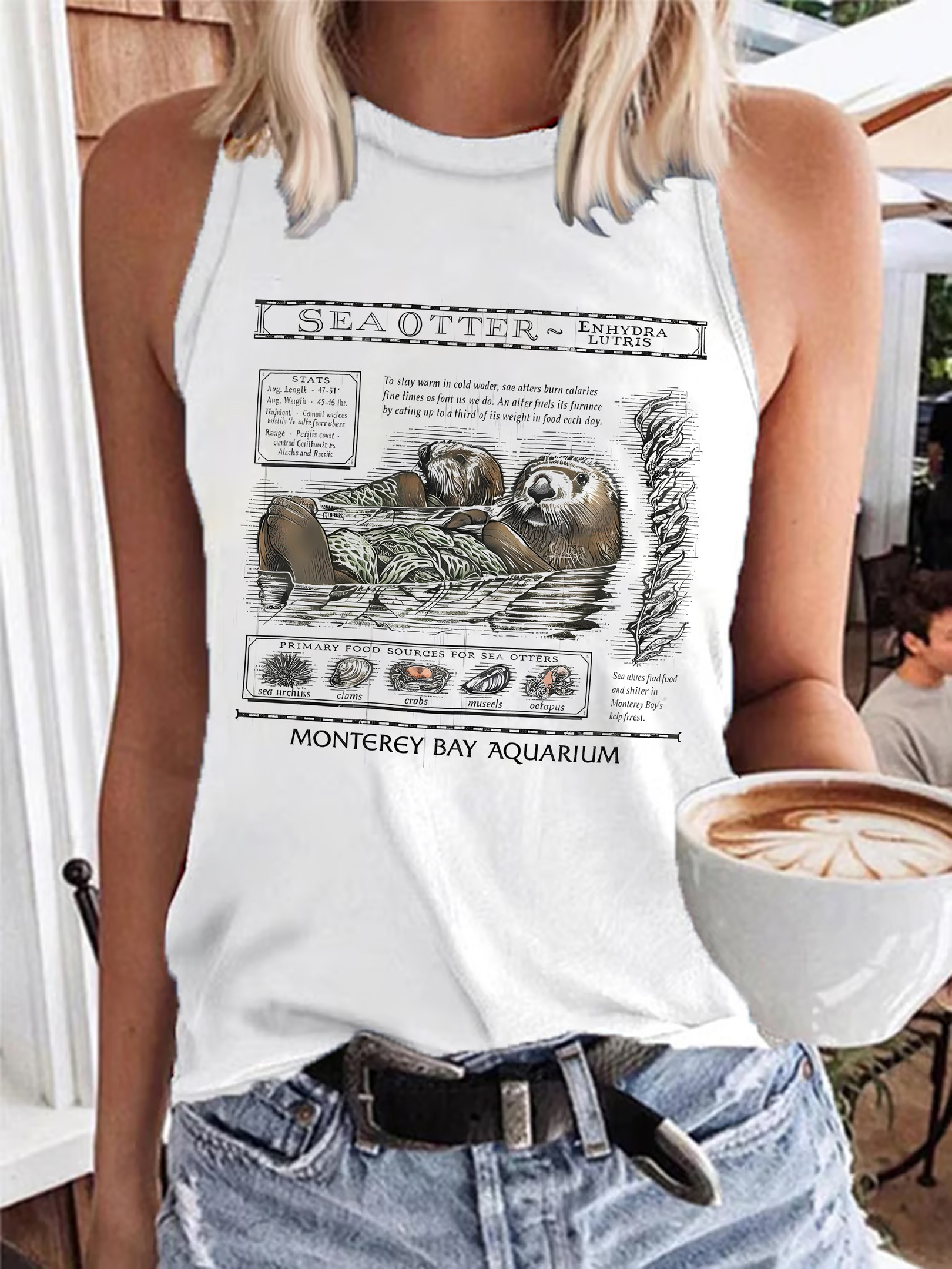 Enhydra Lutris Sea Otter Tank Top The Life Of An Ocean Being Sea Otter Taylor Swift Gifts Ideas