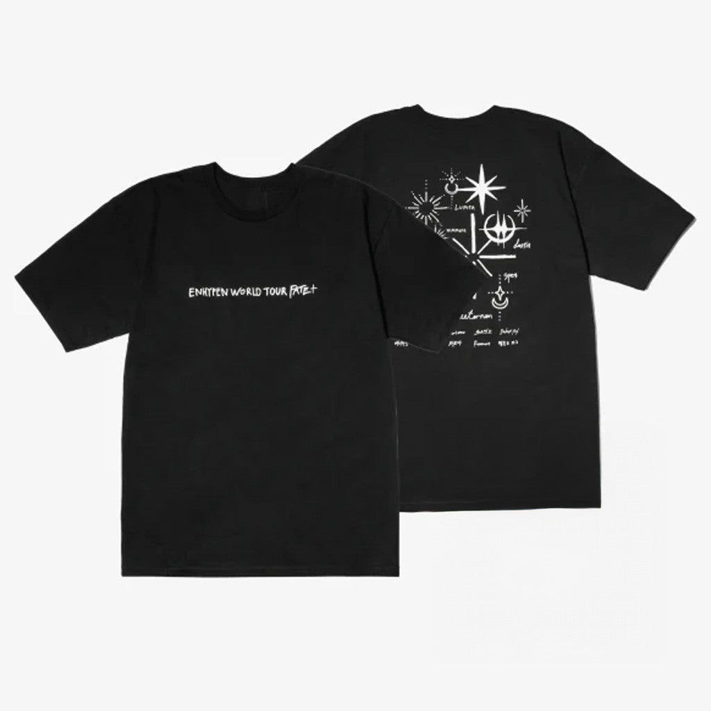 Enhypen Merch Enhypen Shirt Tour Routing T-Shirt World Tour Fate Plus Tees Fans Gifts Enhypen Merch Enhypen Shirt Tour Routing T-Shirt World Tour Fate Plus Tees Fans Gifts