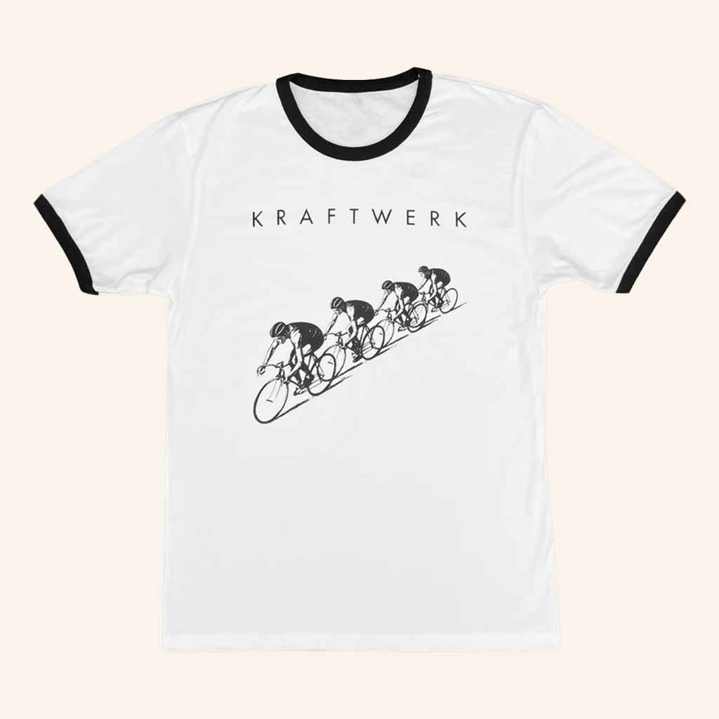 EP THANKSQUARE15 Merch Kraftwerk Biking Ringer T-Shirt Xmas Presents For Her EP THANKSQUARE15 Merch Kraftwerk Biking Ringer T-Shirt Xmas Presents For Her