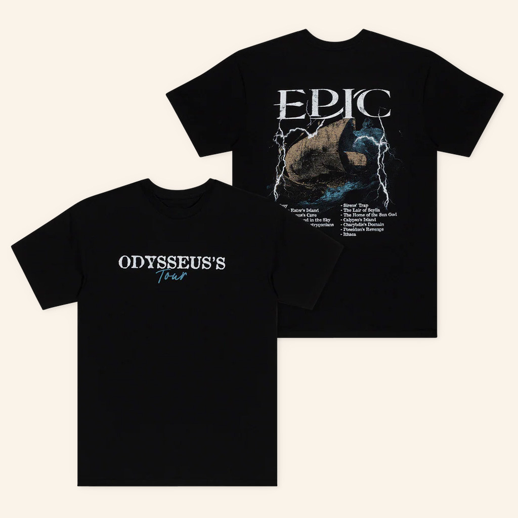 Epic Musical Merch Odysseus's Tour T-Shirt Epic Shirt Christmas Gift Ideas For Dad