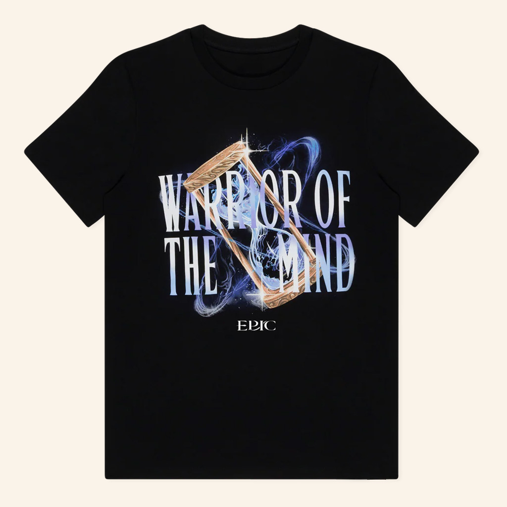 Epic The Musical Merch EPIC Shirt Warrior Of The Mind Black T-Shirt Gifts For Besties Epic The Musical Merch EPIC Shirt Warrior Of The Mind Black T-Shirt Gifts For Besties
