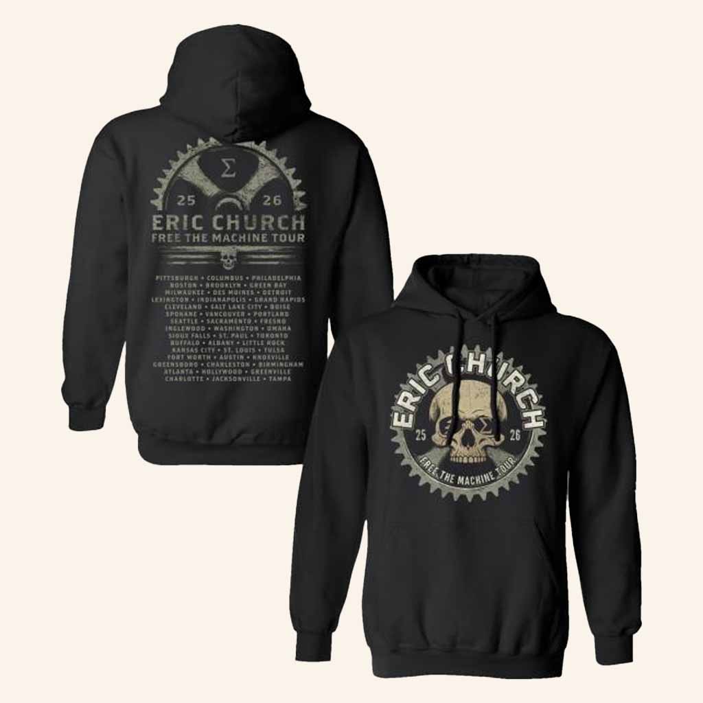 Eric Church Merch Free The Machine Tour Hoodie Presents For Music Lovers Eric Church Merch Free The Machine Tour Hoodie Presents For Music Lovers
