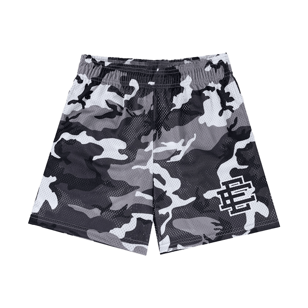 Eric Emanuel White Black Camo Shorts Gift for Brother Trendy EE Streetwear