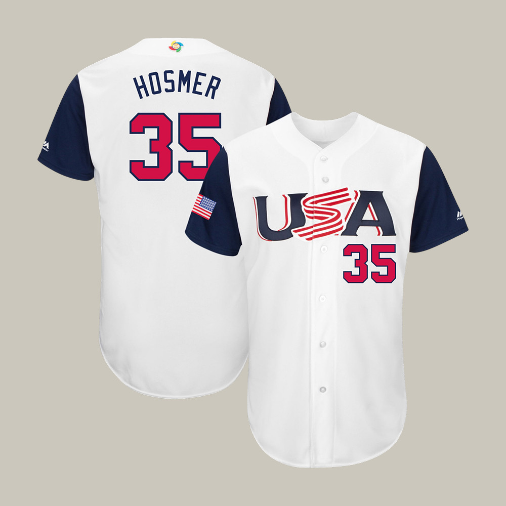 Eric Hosmer USA World Baseball Classic 35 Jersey Baseball Clothes Cool Gift For Fans