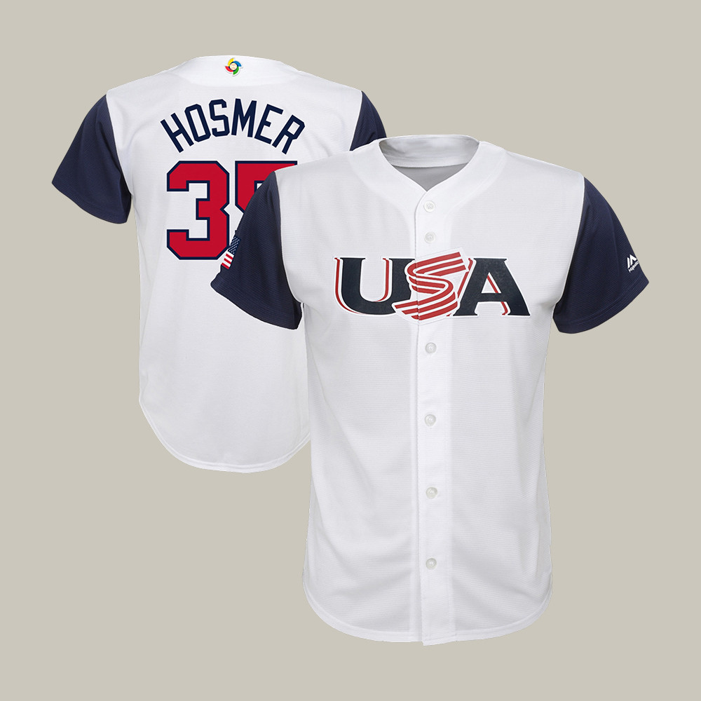 Eric Hosmer USA World Baseball Classic 35 Jersey Baseball Clothing Best Fan Gear
