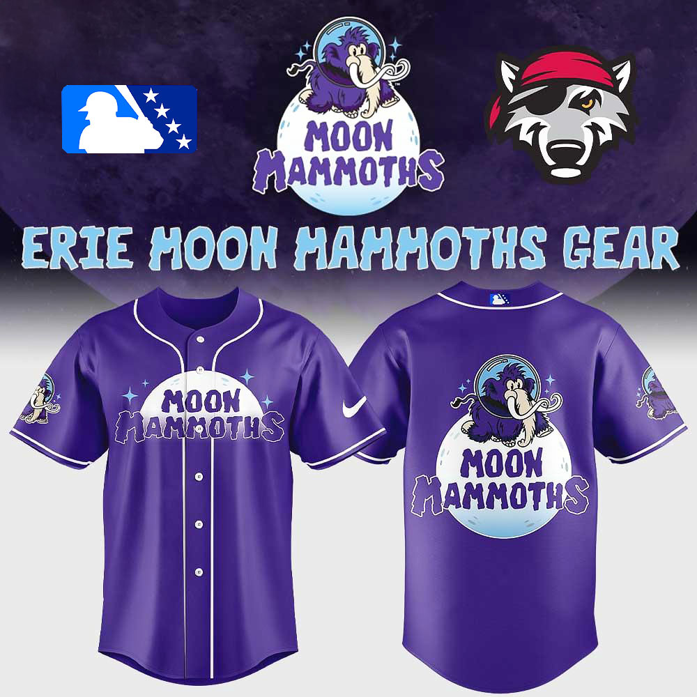 Erie SeaWolves Moon Mammoths Limited Edition Baseball Jersey Gifts For Dudes