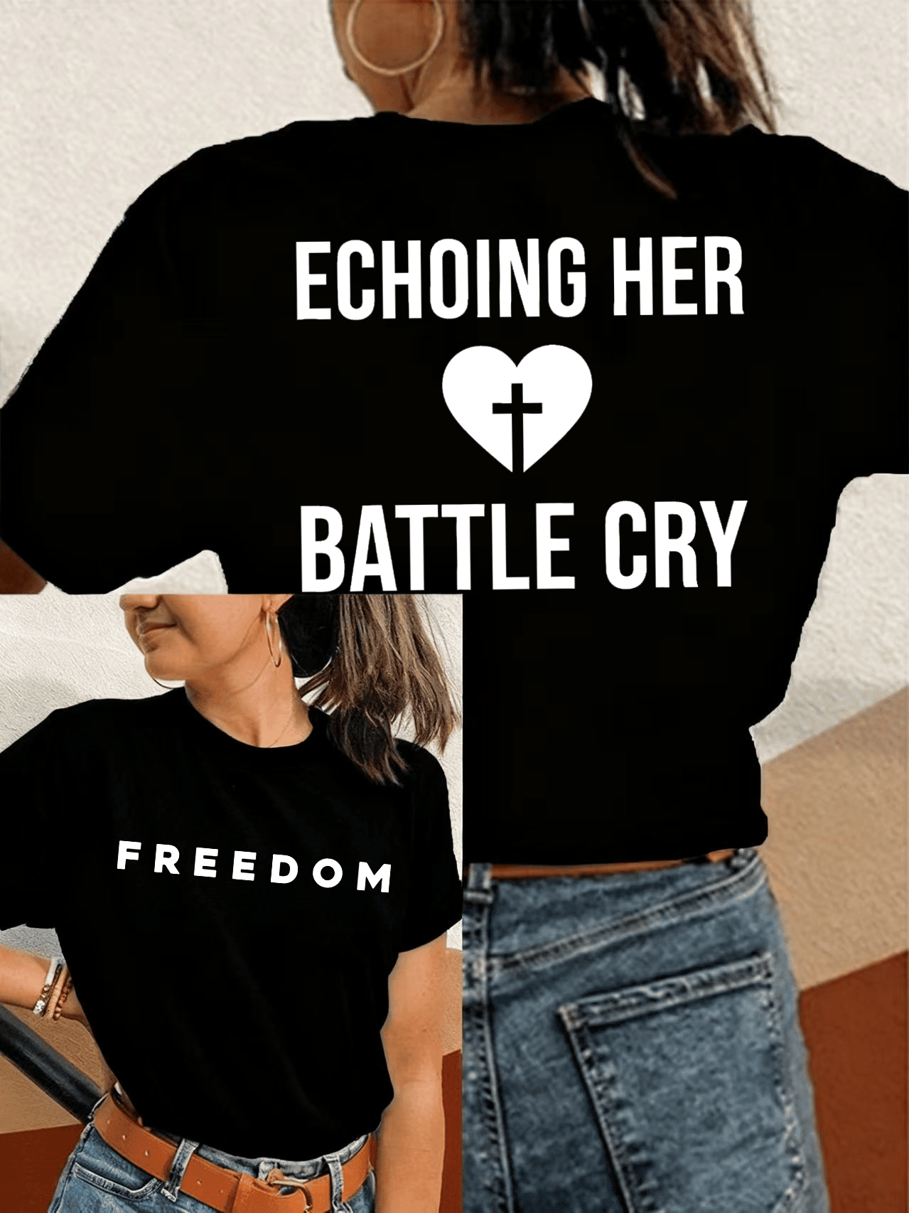 Erika Kirk Freedom T-Shirt Echoing Her Battle Cry Memorial Charlie Kirk Apparel