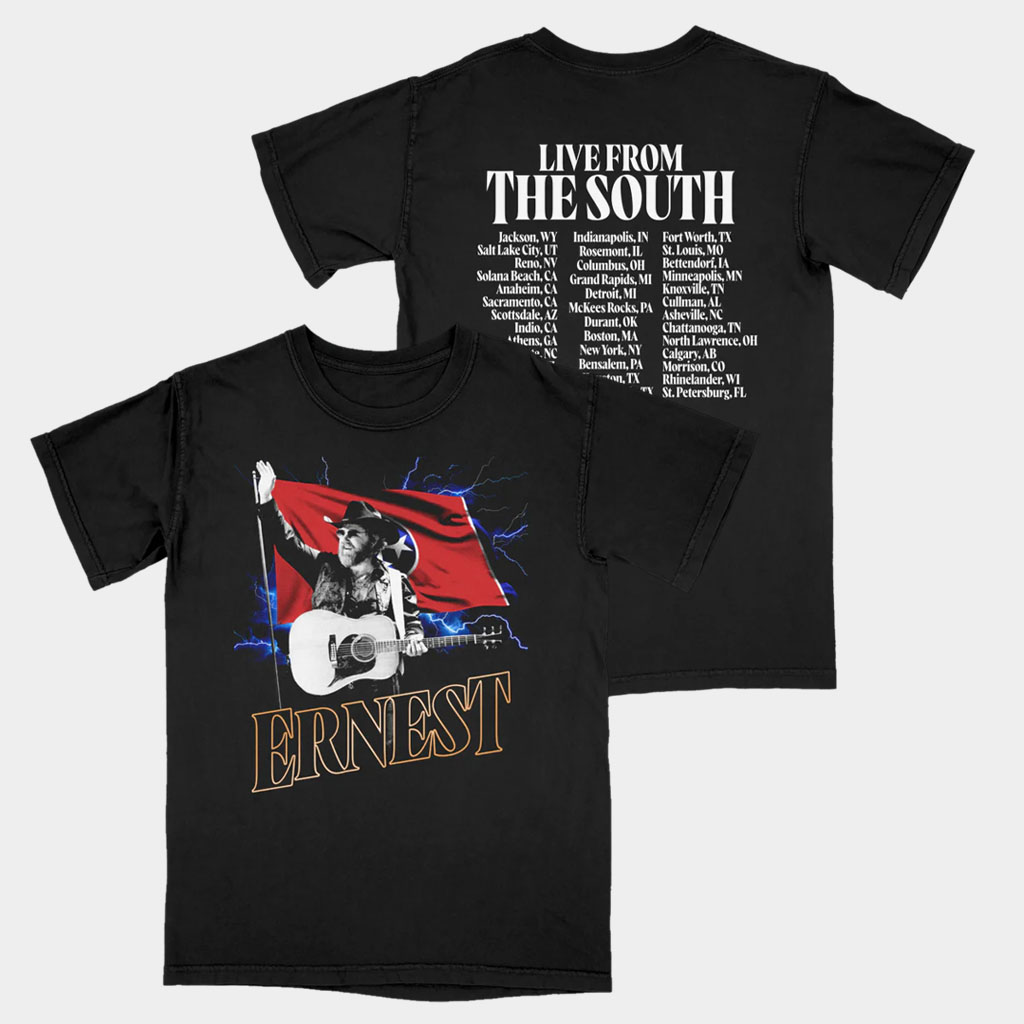 ERNEST Merch 2026 Tour Photo T-Shirt Live From The South ERNEST Shirt Music Gift Ideas For Guys