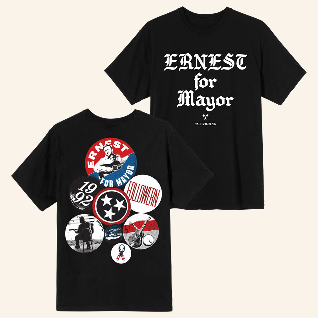 Ernest Merch Ernest For Mayor T-Shirt Christmas Gifts For Music Lovers