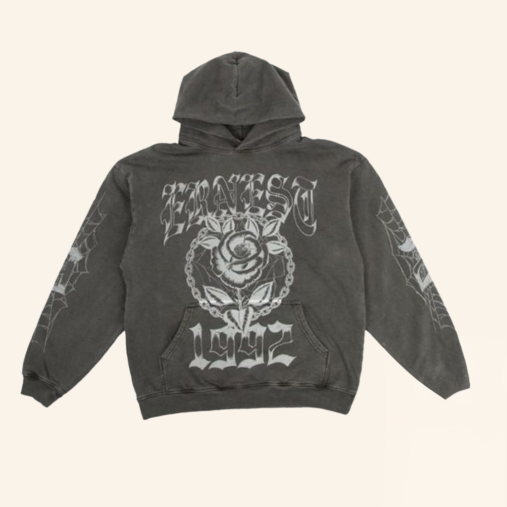 Ernest Merch Rose Hoodie Christmas Present Ideas For Boyfriend