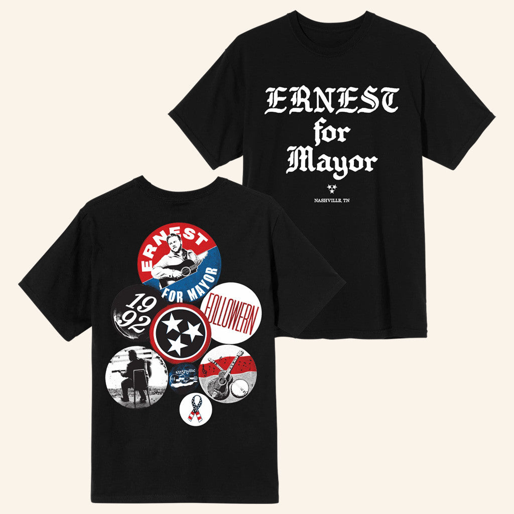 Ernest Official Merch Ernest For Mayor T-Shirt Birthday Gift Ideas For Him Ernest Official Merch Ernest For Mayor T-Shirt Birthday Gift Ideas For Him