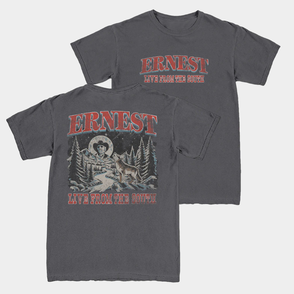 Ernest Shop Merch Wolf Moon T-Shirt Ernest Live From The South Shirt Present For Him