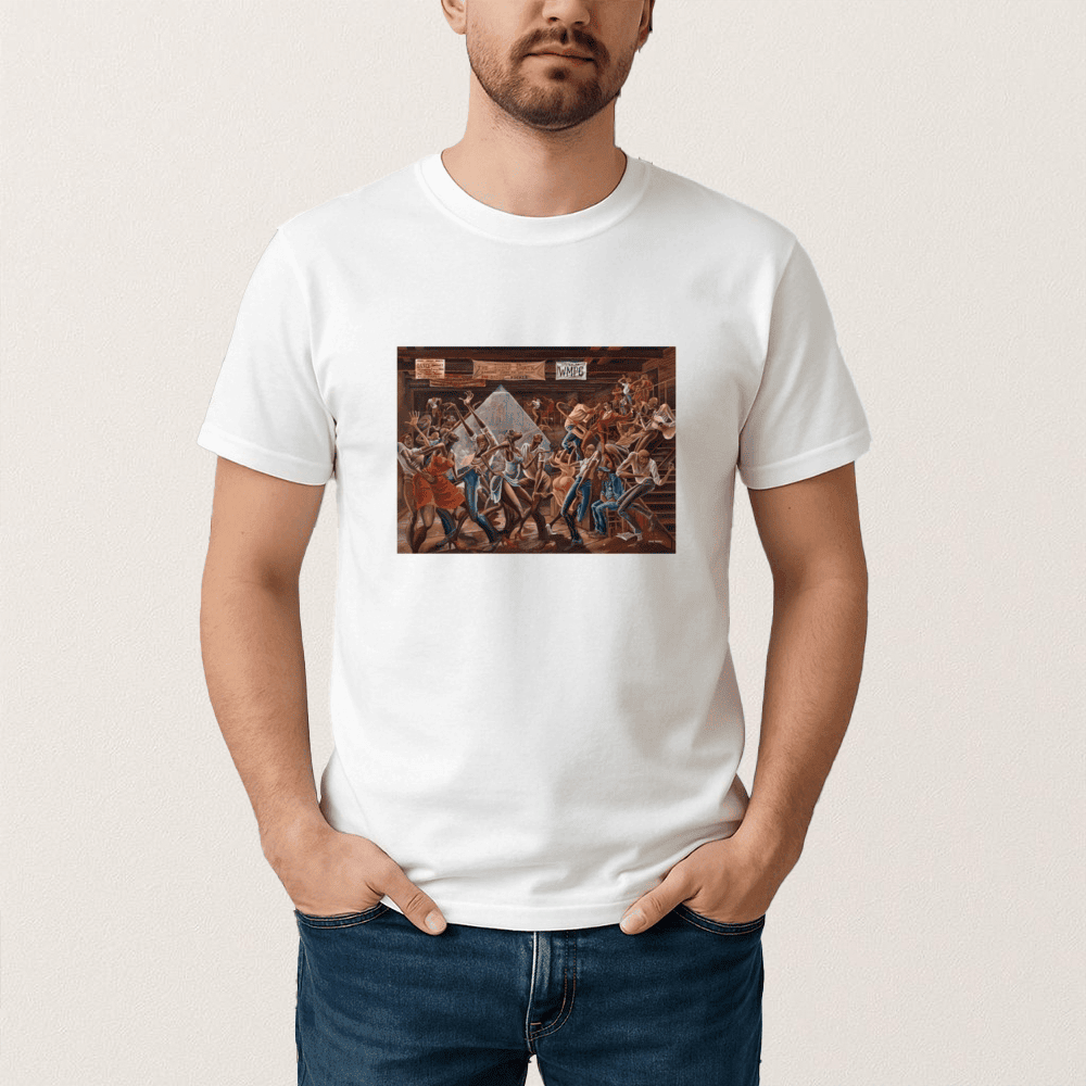 Ernie Barnes The Sugar Shack T-Shirt Football Clothes Ernie Barnes Fan Present