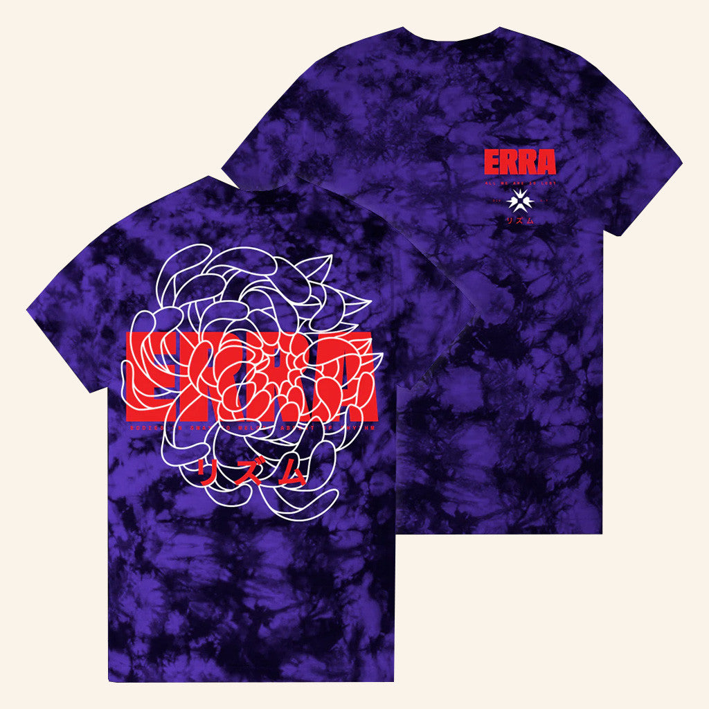 Erra Merch Blossom Purple Dye T-Shirt Birthday Gifts For Boyfriend Erra Merch Blossom Purple Dye T-Shirt Birthday Gifts For Boyfriend