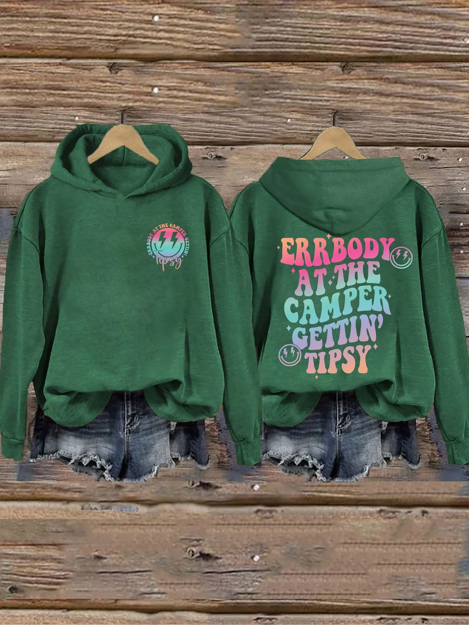 Errbody At The Camper Gettin Tipsy Hoodie Funny Camping Hoodie Gifts For Her Errbody At The Camper Gettin Tipsy Hoodie Funny Camping Hoodie Gifts For Her