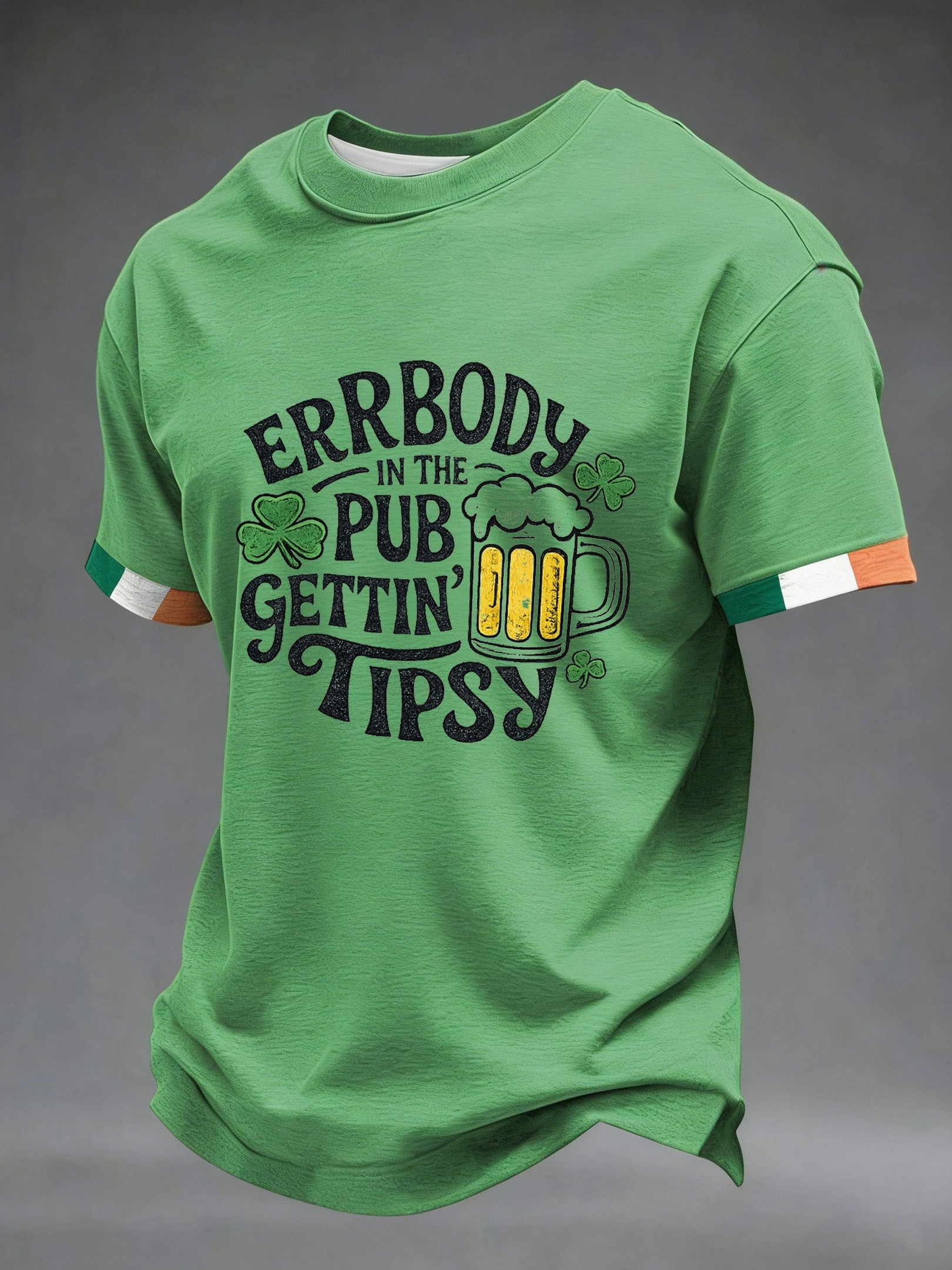 Errbody In The Pub Geetin Tipsy Shirt Men St Patrick's Day Beer Funny Best Gift Ideas
