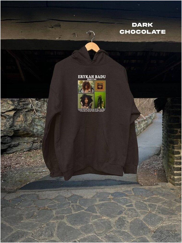 Erykah Badu Hoodie Mama S Gun Album Hoodie Erykah Badu Tour Hoodie Shirt Gifts For Fans Merch Clothing