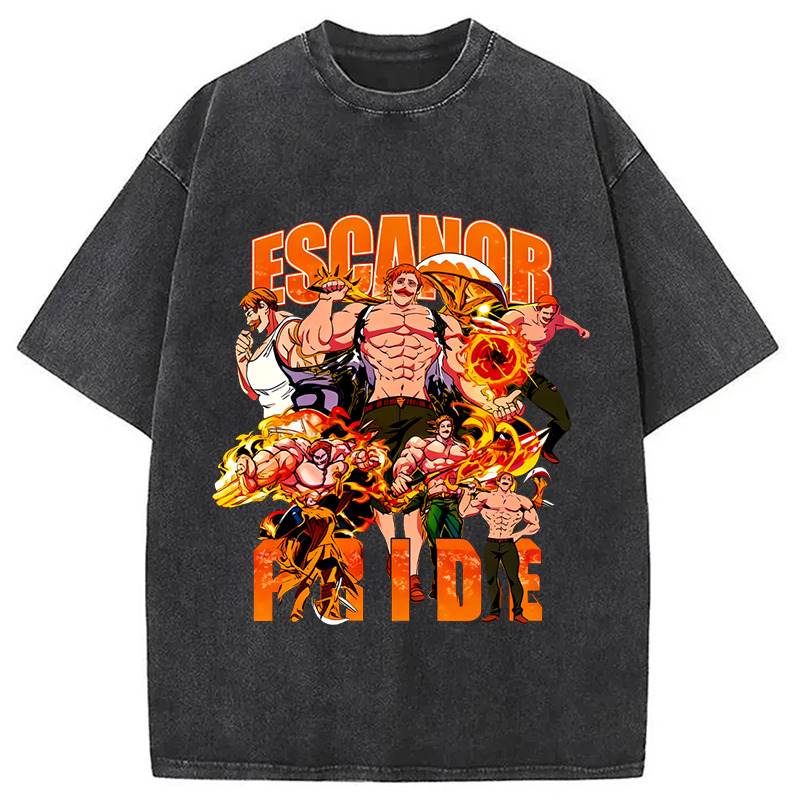 Escanor Lion Sin Washed T-Shirt Funny Quote Unisex Shirt Gifts For Her