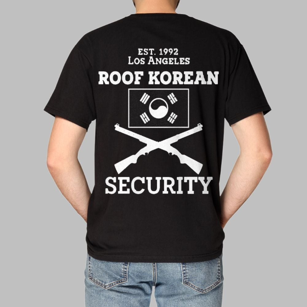 EST 1992 Los Angeles Roof Korean Security Shirt Father's Day Gift for Dad EST 1992 Los Angeles Roof Korean Security Shirt Father's Day Gift for Dad