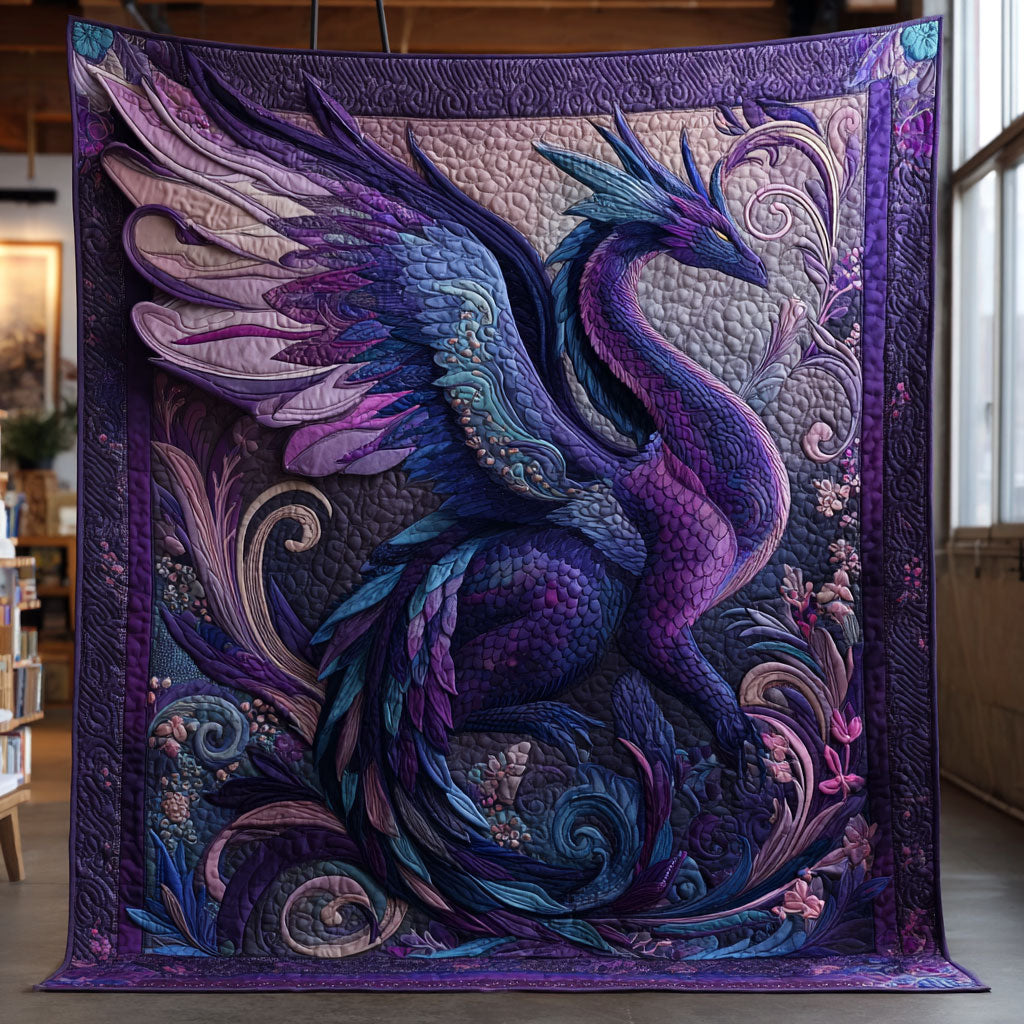Eternal Dragon Quilt Elegant Quilt Blanket for Relaxing Evenings