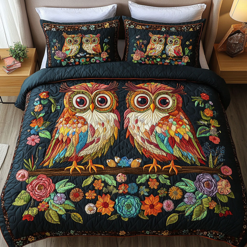 Eternal Feathers Quilted Bedding Set Full Size Comforter Son In Law Christmas Presents