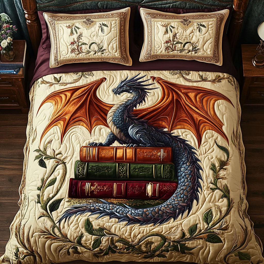 Eternal Fire Quilted Bedding Set Christmas Duvet Sets Book Lovers Gifts For Boyfriend