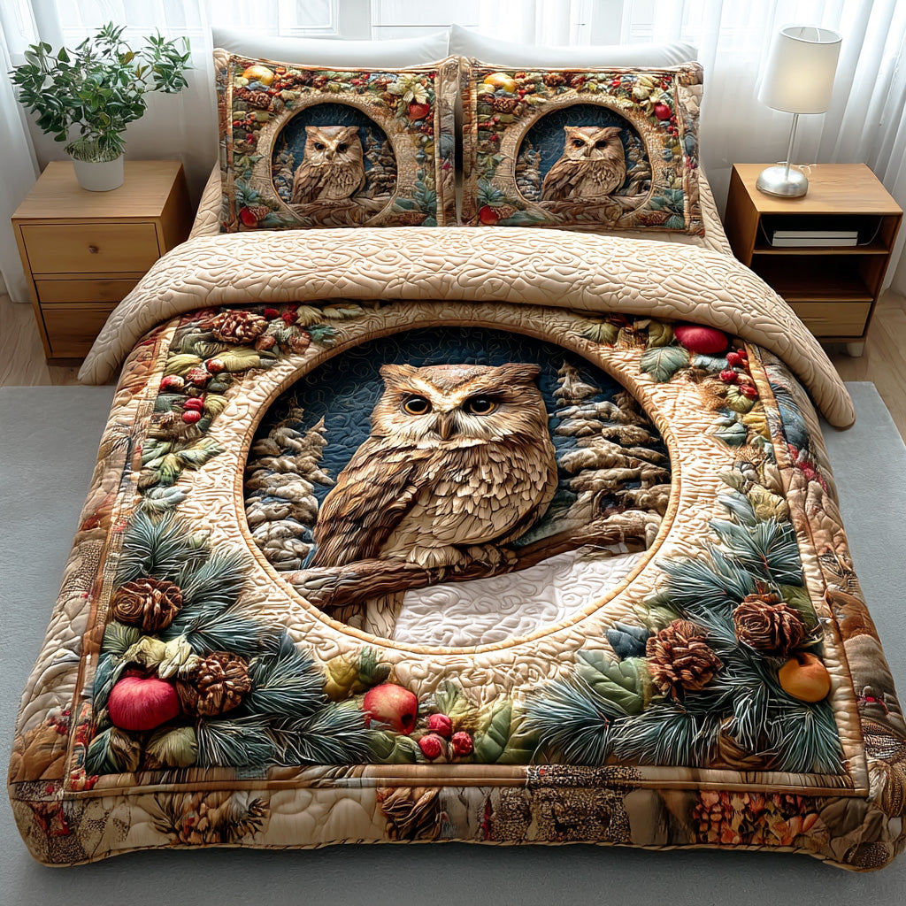 Eternal Flight Quilted Bedding Set Comfortable Microfiber Bedding Set for Everyday Use