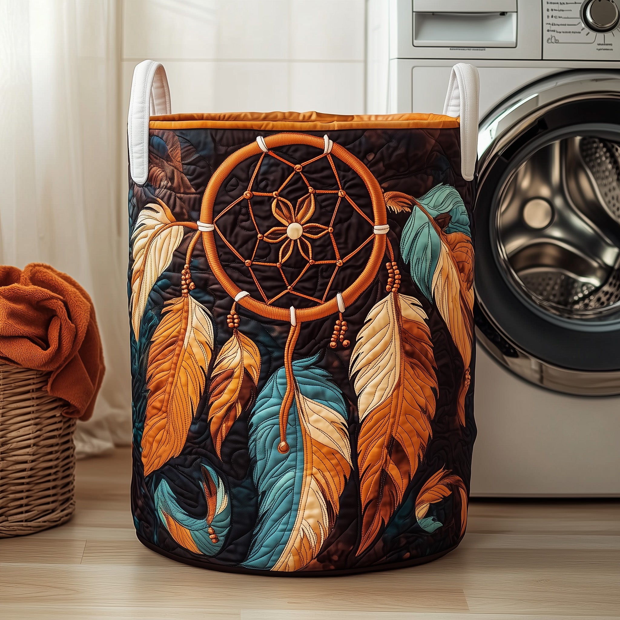 Eternal Harmony Quilted Laundry Basket Christmas Gift Ideas For Girlfriend