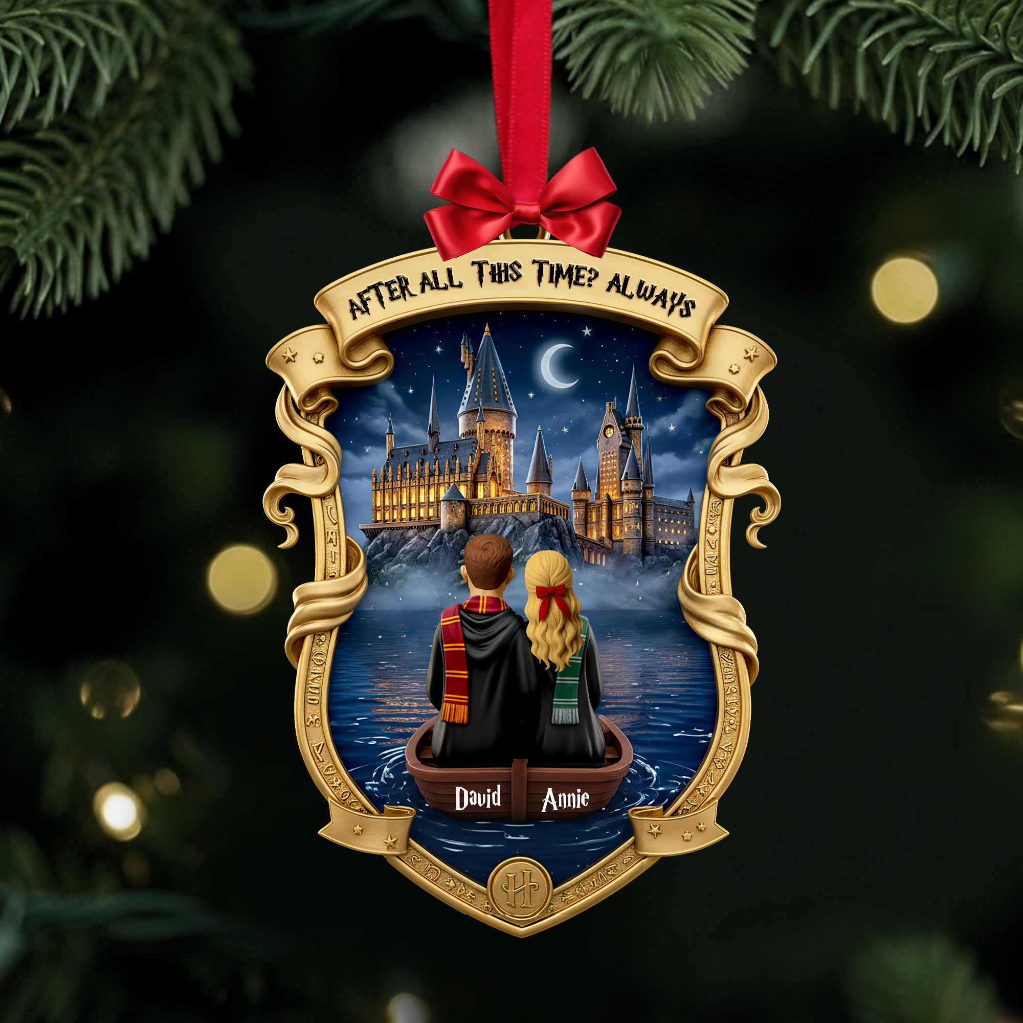 Eternal Love Journey Ornament - Personalized Gift For Couples - Christmas Ornament Gift Idea Eternal Love Journey Ornament - Personalized Gift For Couples - Christmas Ornament Gift Idea