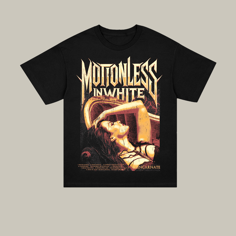 Eternal Rest Motionless In White T-Shirt Music Concert Tee Gift Idea For Metalcore Music Fans